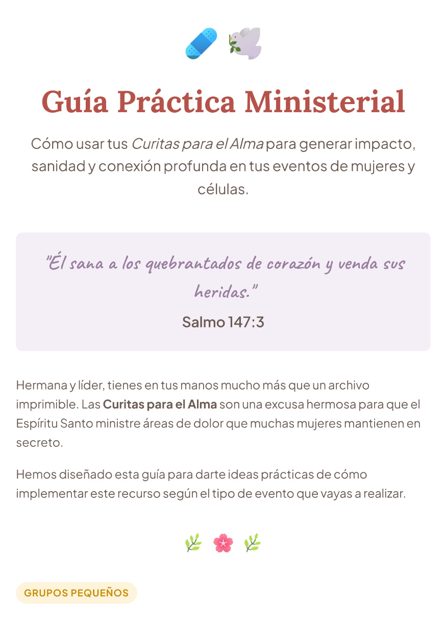 Guía de Dinámicas para Células y Retiros